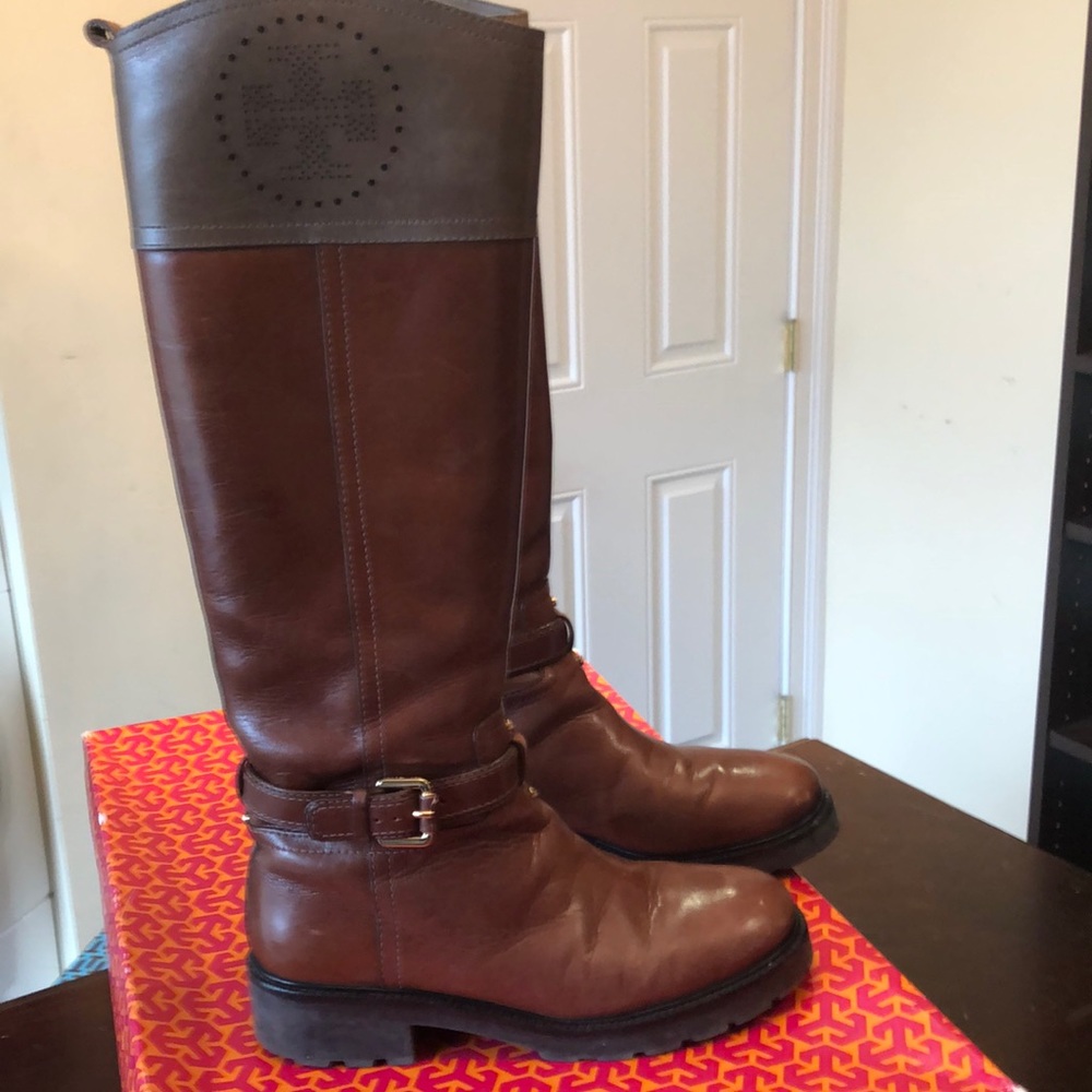 Tory Burch Riding Boots size 8